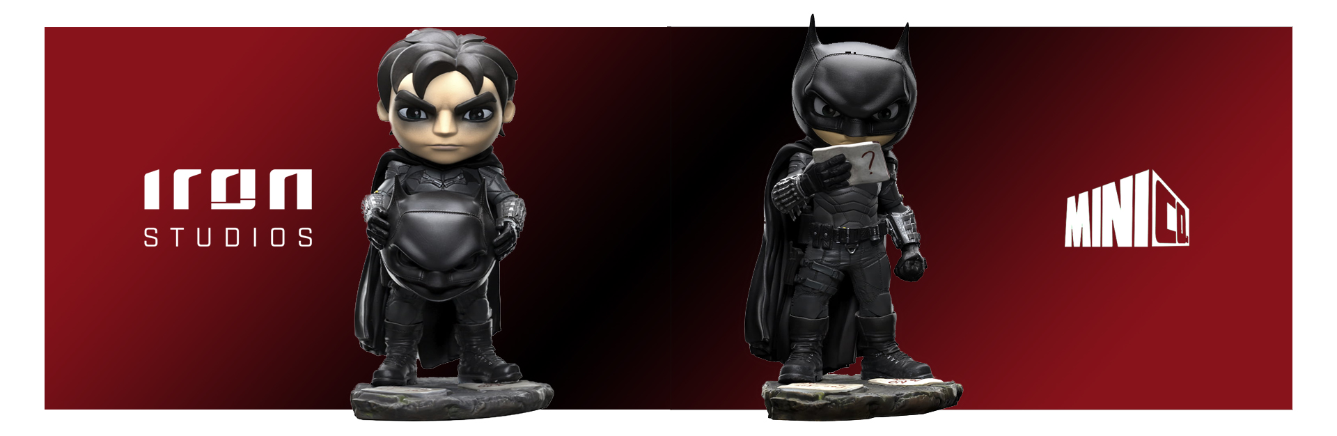 The Batman Unmasked and Masked Version Mini Figure